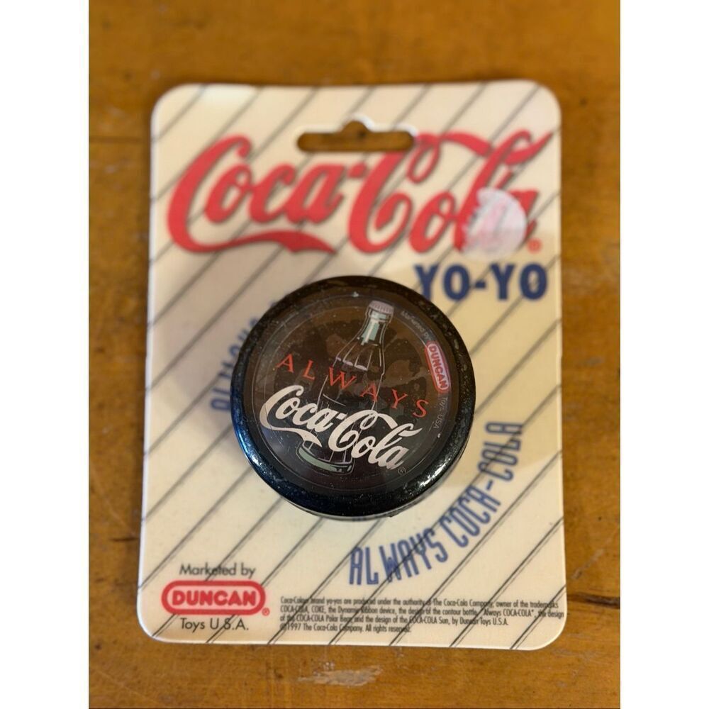 Vintage Coca-Cola Yo-Yo Duncan Toy - NEW IN PACKAGE 1994 NOS (6294)